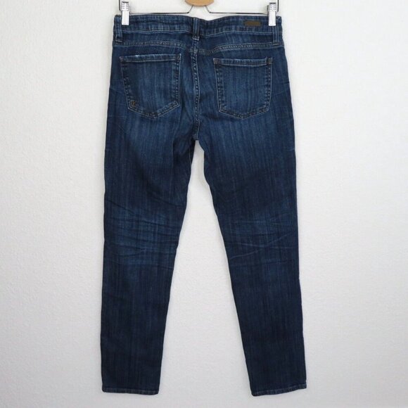 Kut from the Kloth Women 6 Straight Leg Denim Blue Jeans Pants Style KP494MS1N - Picture 3 of 9